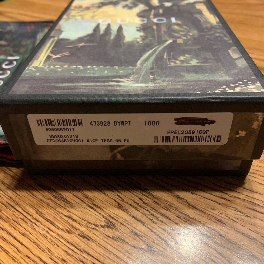 New in box Gucci Marmont long butterfly leather wallet - Picture 12 of 14